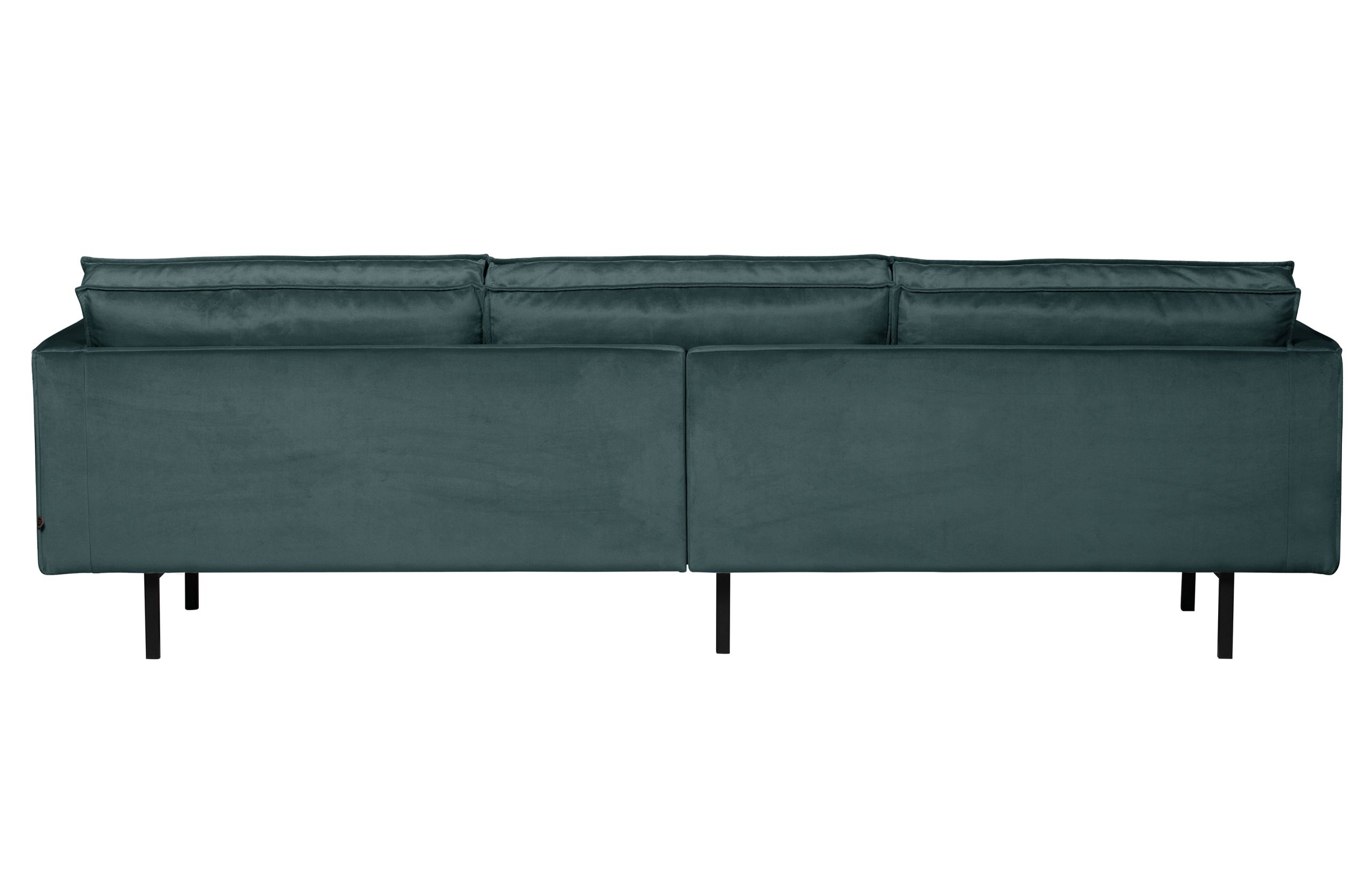 Retro Samtsofa Rodeo 3-Sitzer Teal