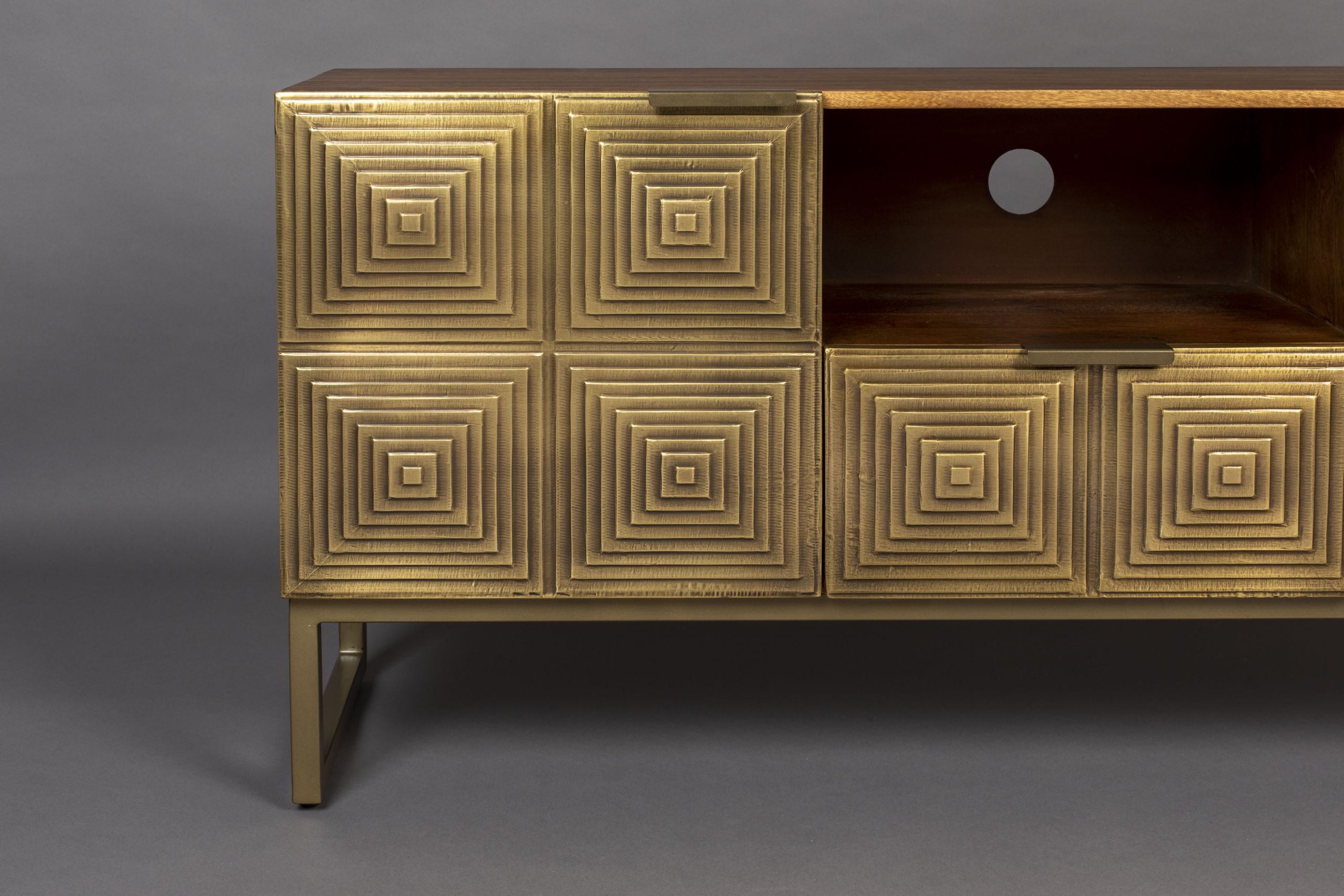 Sideboard TV-Board Volan Gold Art Deco 140