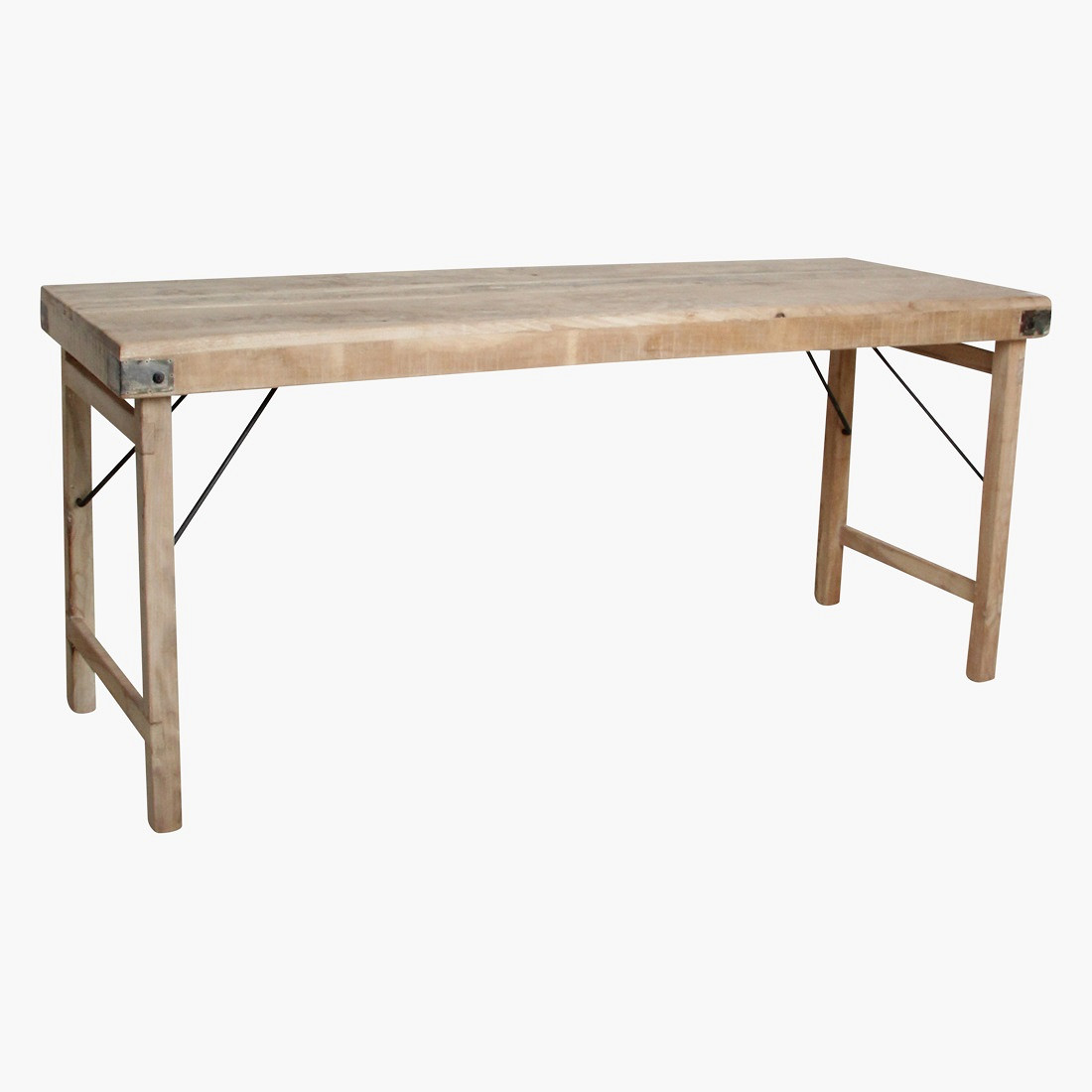 Esstisch Outdoortisch 172/60 Markttisch Vintage Klapptisch Limewash